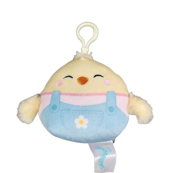 Squishmallow Easter Aimee Yellow Chick Keychain- 3.5 inch - Picture 1 of 3